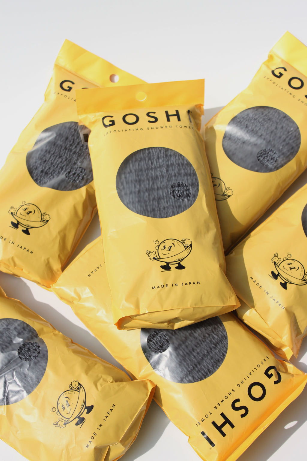 Goshi 去角質洗澡巾